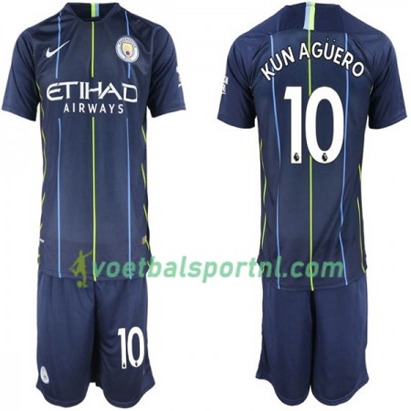 Manchester City Aguero 10 Kind Uit Tenue 2018-19